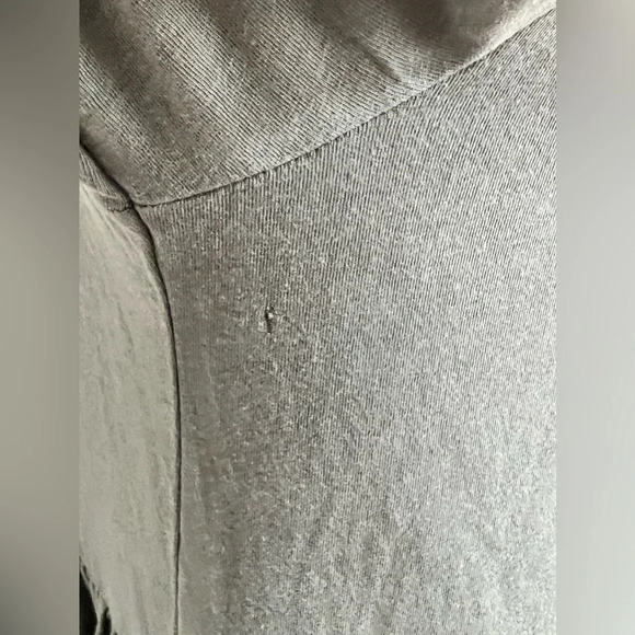 ZARA Cottagecore Tiered Olive Green Maxi Dress Short Bubble Sleeve Size Small - Picture 4 of 7